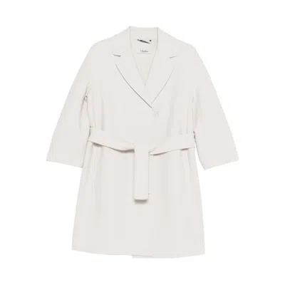 's Max Mara Belted Collar Coat In Neutrals