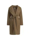 S Max Mara Max Mara S Long Wool Coat In Brown