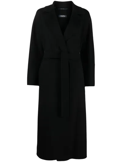 's Max Mara Belted Virgin Wool Trench Coat