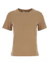 's Max Mara Gemma T-shirt In Cotton Biscuit In Brown