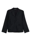 S Max Mara S Maxmara Cotton-polyester Blend Jacket In Black
