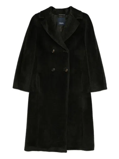 's Max Mara 더블 브레스티드 코트 In Black