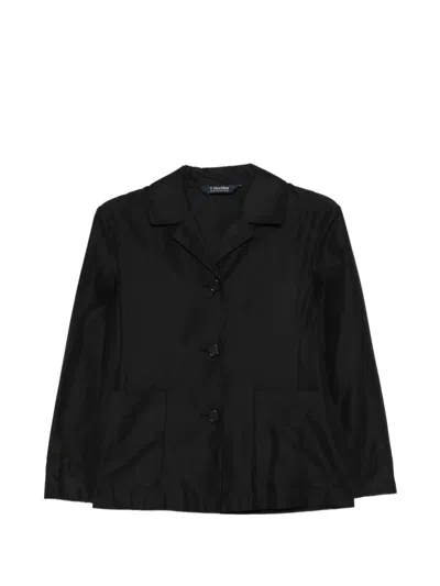 's Max Mara 스미니나 버튼 재킷 In Black