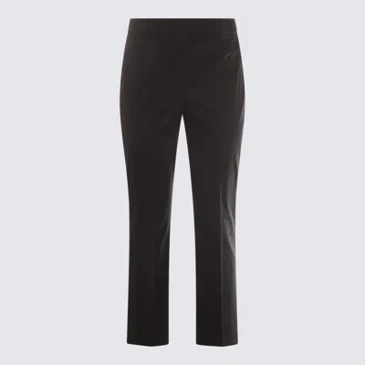 S Max Mara Black Cotton Felice Pants