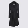 's Max Mara Black Wool Coat