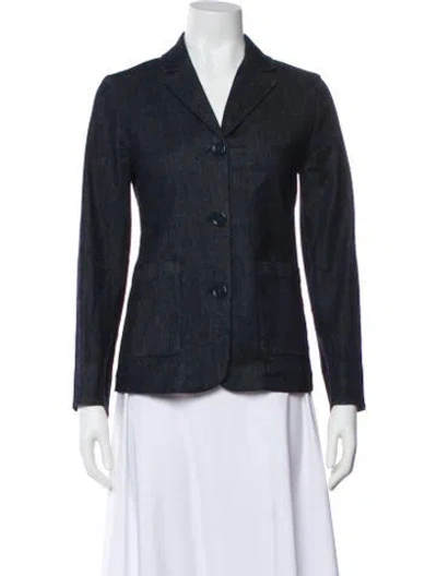 Pre-owned 's Max Mara Blazer In Blue
