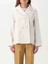S Max Mara Women's Kasia Jacket Ecru | Size 46 | 2519041053600025 In Beige