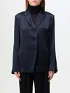 's Max Mara S Max Mara Guido Satin Blazer In Blau