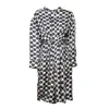 S Max Mara Abito Pinza In Blu/beige