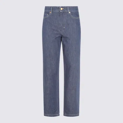 'S MAX MARA BLUE COTTON POLLY JEANS