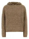 S Max Mara 긴소매 후디 In Brown