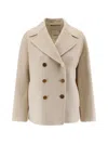's Max Mara 버튼 프런트 재킷 In Brown