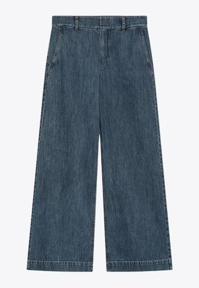 's Max Mara Buono Wide-leg Denim Pants In Blue