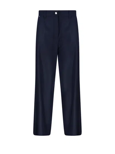 'S MAX MARA BUTTON DETAILED STRAIGHT LEG TROUSERS