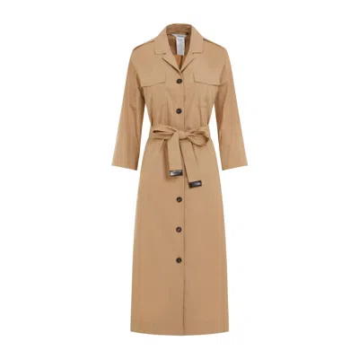 'S MAX MARA BUTTONED BELTED DRESS