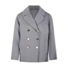 's Max Mara Buttoned Coat In Grey