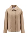 's Max Mara Buttoned Coat In Neutral