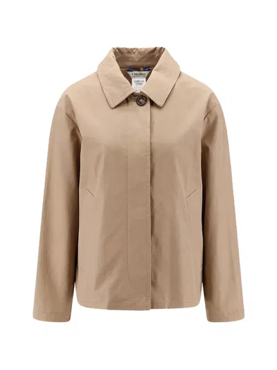 's Max Mara Buttoned Coat In Neutral