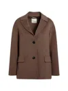 's Max Mara Button-fastening Flap-pocket Jacket In Brown