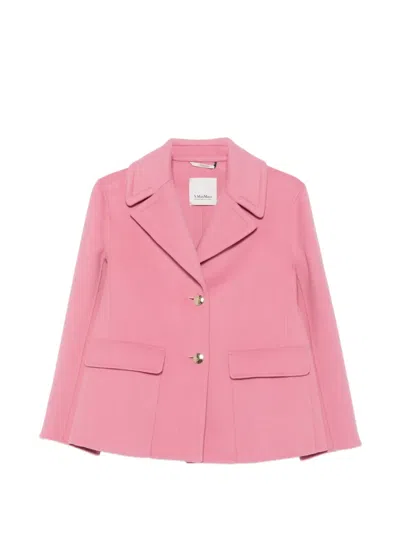S MAX MARA BUTTON-FASTENING NOTCHED-LAPEL JACKET