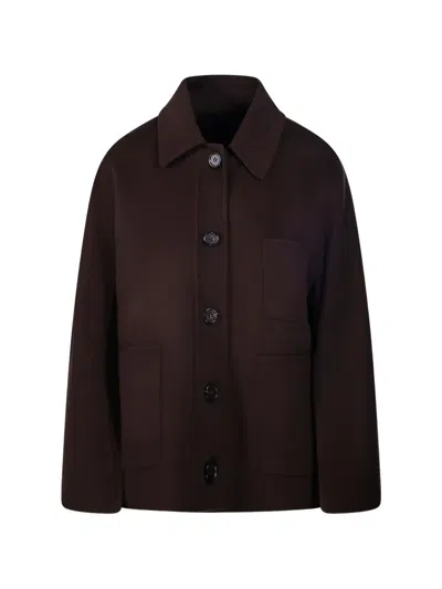 S MAX MARA BUTTON-UP PATCH-POCKET JACKET