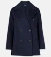 S Max Mara Lukas Wool Double Breasted Short Coat