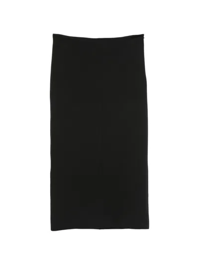 S Max Mara Cadmio Maxi Skirt In Black