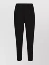 S Max Mara Cady Trousers With Pleated Front And Tapered Leg