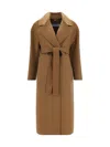 's Max Mara Camel Wool Blend Manuele Coat