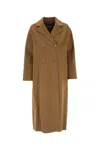 S Max Mara Camel Wool Capi Coat In Camel