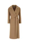 S Max Mara Camel Wool Poldo Coat In Brown