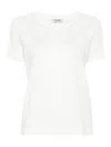 S Max Mara Cotton T-shirt In White