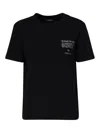 S Max Mara Sax Jersey T Shirt With Pocket In Black