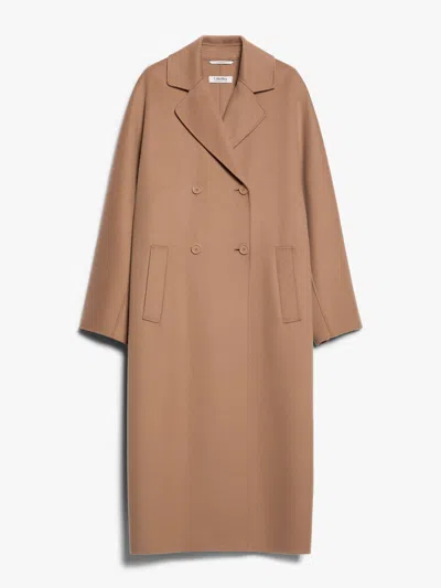 S Max Mara Capi Double Breasted Oversize Coat In Beige