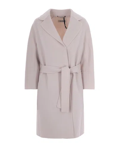 S Max Mara Cappotto Cocoon Avorio In Gray
