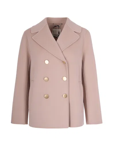 S Max Mara Cappotto Margot Beige Rosa In Brown