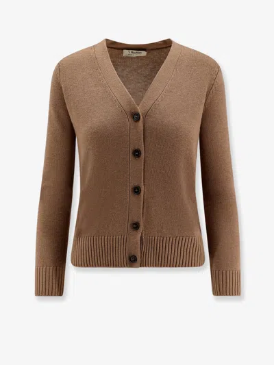 's Max Mara Apollo Wool Cardigan In Brown