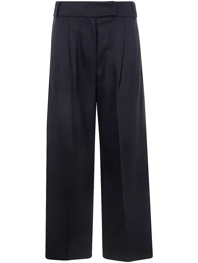 S MAX MARA CARMEN HIGH WAIST WIDE LEG PANTS