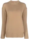 's Max Mara S Max Mara Cashmere Turtle-neck Sweater In Brown
