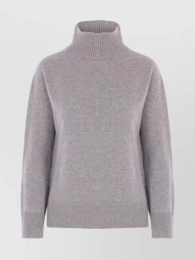 S Max Mara Cashmere Turtleneck Jumper In Purple