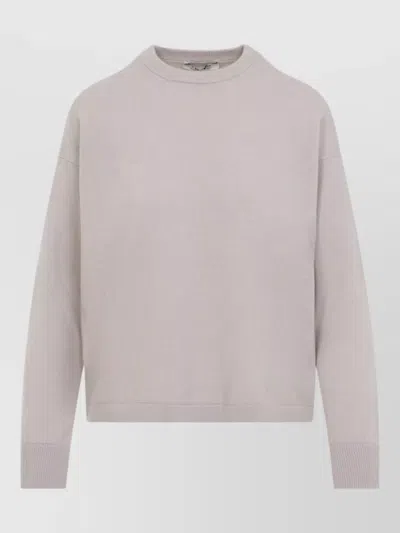 S Max Mara Cashmere Wool Boxy-fit Jumper In Neutral