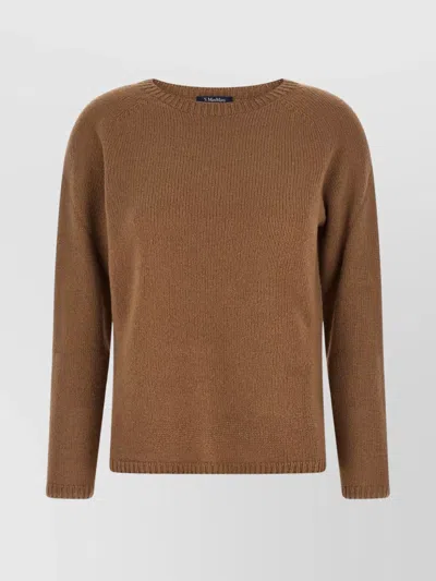 S Max Mara Cashmere Wool Jumper In Nude