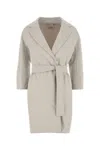 's Max Mara Chalk Wool Arona Coat In Gray