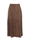 S Max Mara Cipria Midi Skirt