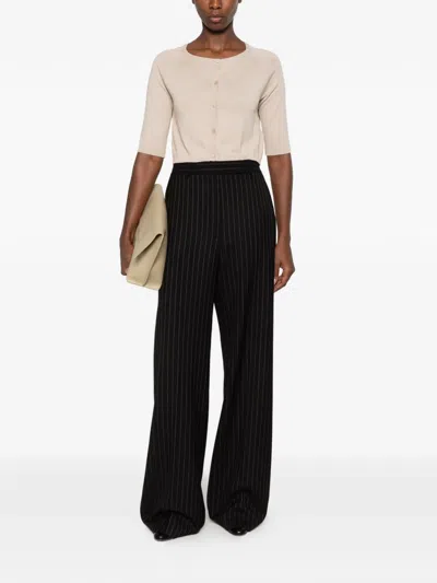 S Max Mara Classi Raglan-sleeve Button-up Cardigan In Neutral