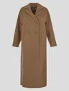 S Max Mara Camel Wool Capi Coat