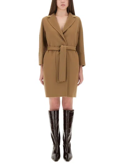 S Max Mara Coat "arona" In Sand