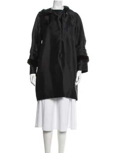Pre-owned S Max Mara Coat In Black