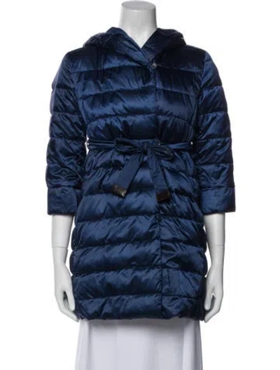 Pre-owned S Max Mara Coat In Blue