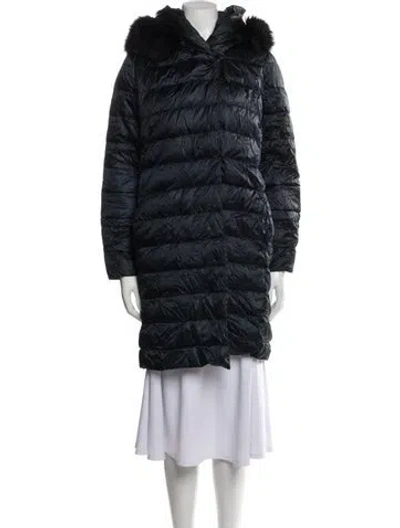 Pre-owned S Max Mara Coat In Blue